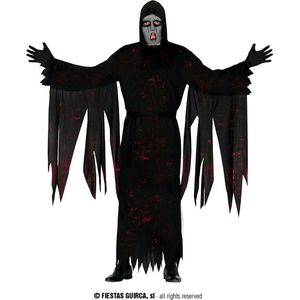 Guirca - Harry Potter Kostuum - Duistere Grim Reaper Geest - Man - Zwart - Maat 52-54 - Halloween - Verkleedkleding
