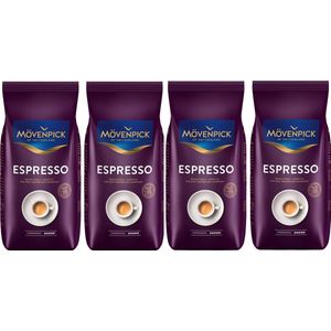Mövenpick Espresso Koffiebonen - 4 x 1 kg
