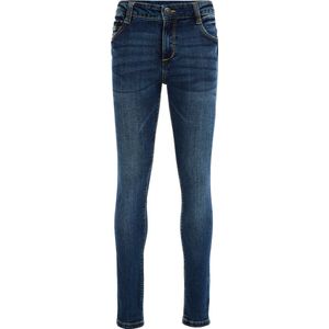 WE Fashion Jongens skinny fit jeans van jog denim