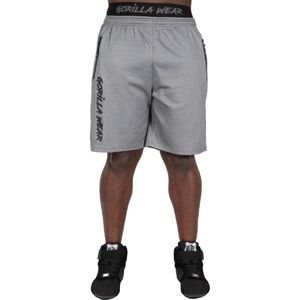 Gorilla Wear Mercury Mesh Shorts - Sportbroek heren - Grijs/Zwart - S/M