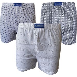 Embrator 3-stuks mannen Boxershorts Loose Fit katoen maat XL