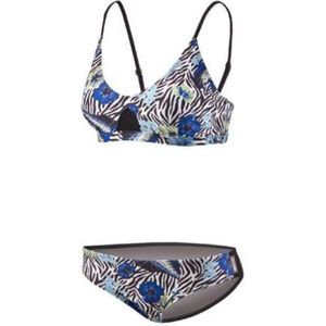 Beco Bikini C-cup Dames Polyamide Zwart/blauw/wit Maat 44