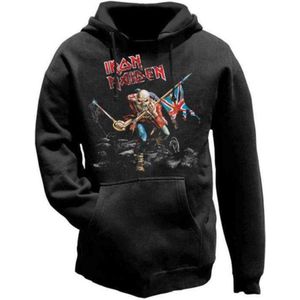 Iron Maiden - The Trooper Hoodie/trui - L - Zwart