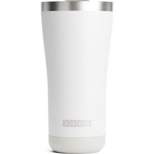Thermosbeker RVS, 550 ml, Wit, 3-in-1 - Zoku