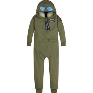 Wick Wings Army Onesie 100% katoen slaapmasker nekkussen mt 134/140