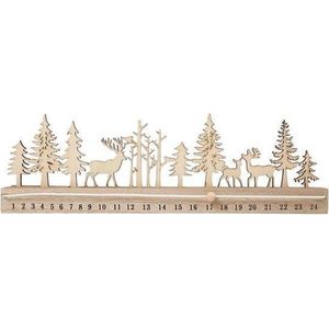 Creativ Company Houten Advent Kalender 40x3,6x12 cm