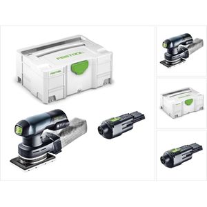 Festool RTSC 400 18V éénhandige accuslijper borstelloos in systainer met ACA 220-240/18V Ergo netadapter
