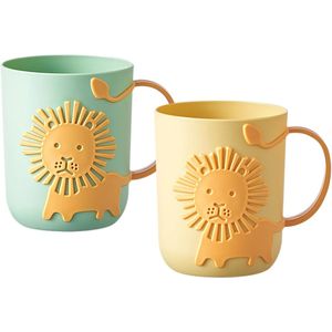 Leuke en Tandenborstelbekers voor Kinderen - Set van 2, Ideaal voor Thuis en Reizen