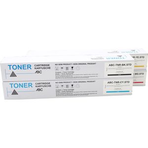 Set 4x ABC huismerk toner geschikt voor Ricoh IM-C2010 IM-C2010A IM-C2510 IMC2010 IMC2010A IMC2510