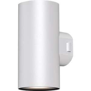 LED Wandlamp - Kingtron Victa - Up & Down - 18W 1780lm - Helder/Koud Wit 6000K - Voor Buiten en Binnen - Waterdicht IP65 - Rond - Wit