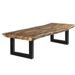 Suar Tuintafel 280 x 100 - Stalen U Poten + Tijdelijk Gratis Onderhoudspakket - inclusief montage