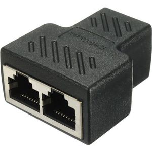 RJ45 Splitter 1 naar 2 Netwerk Adapter -  Connector - LAN