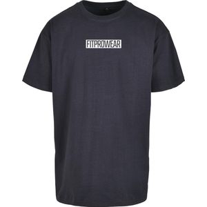 FitProWear Oversized Casual T-Shirt - Donkerblauw - Maat XL - Casual T-Shirt - Oversized Shirt - Wijd Shirt - Blauw Shirt - Zomershirt - Sportshirt - Shirt Casual - Shirt Oversized - T-Shirt