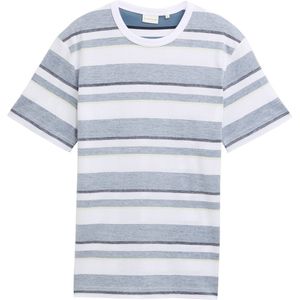 Tom Tailor - T-shirt - Maat S - - 37630 white blu -