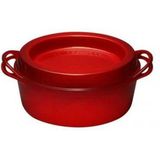 Le Creuset Ovale braadpan Doufeu� Kersenrood 32cm 6,9l