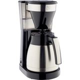 Melitta Easy II Top Therm Steel Koffiezetapparaat RVS/Zwart