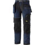 Snickers FlexiWork Stretch Werkbroek+ holsterzakken 6902 - Mannen - Navy/Zwart - 54