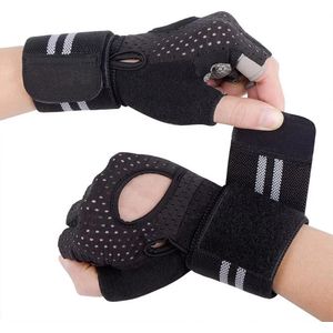 Fitness Gloves - Maat L / XL - Fitness handschoenen - Gewichthefhandschoenen - Sporthandschoenen - Fit Sport - pols brace
