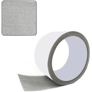 Mosquito Fly Door Sticky Roll Tape Mesh Window Screen Mesh Sticky Wires Patch Glasvezel reparatietape - 2M/Roll