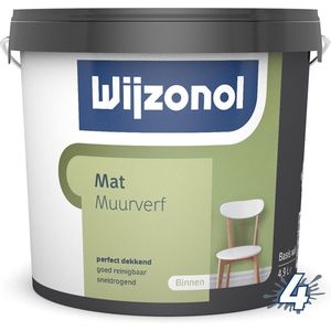 Wijzonol Muurverf Mat 2.5 liter Donkere kleuren