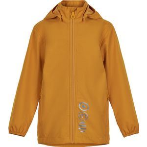 Minymo - Softshell jas voor kinderen - Golden Orange - maat 92cm