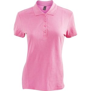 SOLS Dames/dames Passion Pique Poloshirt met korte mouwen (Roze)