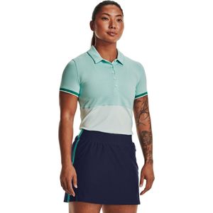 Under Armour Zinger Point SS Polo-Sea Mist / Neptune / Metallic Zilver