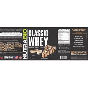 NutraBio Classic Whey Protein - Chocolate Peanut Butter Bliss - 2300 g