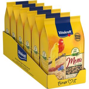 Vitakraft Menu vogelvoeding - kanarie - 6x500 gram