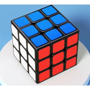 3d Cube 3x3-kubus voor het oplossen van analytisch denkvermogen Magische Kubus 3x3 Frosted Texture Sticker Magische Kubus Educatief Speelgoed Kinderen Puzzel Speelgoed Aangewezen voor Competitie Kubussen Kinderen & Volwassenen