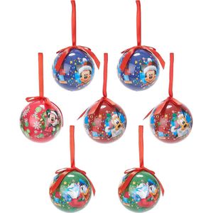 Mickey™ kerstballen - Feestdecoratievoorwerp
