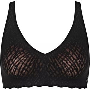 sloggi ZERO Feel Bliss Soft bra Dames Beha - Zwart - Maat L