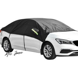 Mrs. Jones Halfgarage autoafdekking afdekzeil fosforescerend sneeuwbescherming uv-bescherming autohoes voorruit beschermhoes .