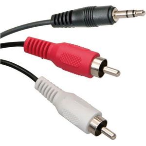 Huismerk Audio Kabel Icidu Mini Jack 2XRCA M/M&M 5M