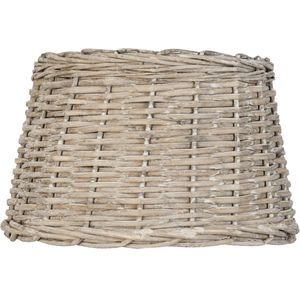 Clayre & Eef Lampenkap Ø 30x19 cm Beige Rotan Rond Rieten Lampenkap