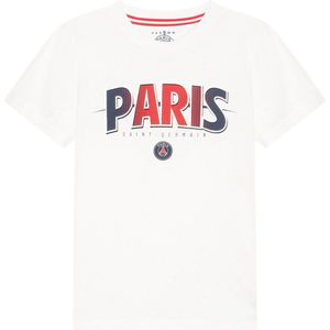 PSG Paris T-Shirt Wit Kinderen - Maat 152 - Paris Saint-Germain Shirt - Wit - Unisex