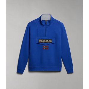 Napapijri Burgee 1 Halve Rits Sweatshirt Blauw L Man