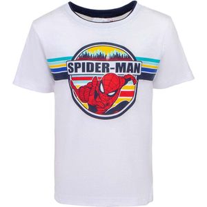 Spiderman Marvel T-shirt. Kleur wit. Maat 98 cm / 3 jaar