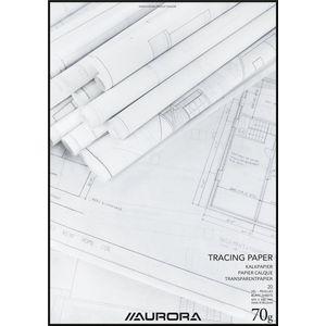 Aurora Overtrekpapier - Kalkpapier - 420x594mm - A2 - 70g - 20 vellen