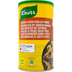 Knorr Bouillonpoeder met kipsmaak 1kg - Kip poeder - Bouillon Powder - Knorr - Halal kip poeder