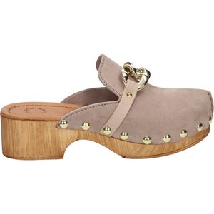 Nelson dames clog - Beige - Maat 37