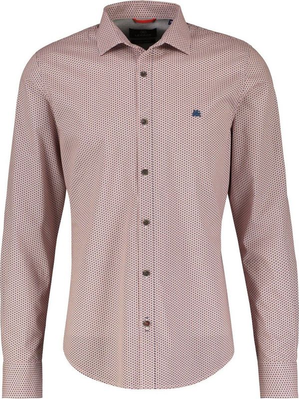 Lerros - Heren Overhemd - 23813251 - 356 Lava Red