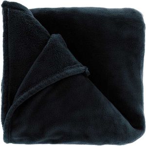 Unique Living - Plaid Claudi - 130x160cm - Black