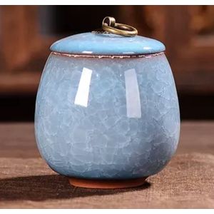 Mini Urn keramiek Soft Blauw 170ml
