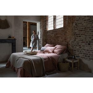 House in Style | Dekbedovertrek Coco wit | 260-240 cm | fijnste perkal katoen white