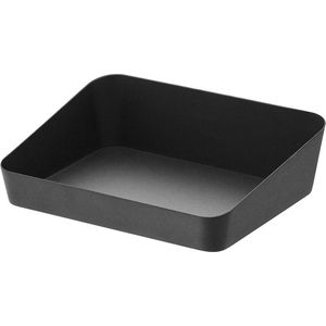 Yamazaki Zwart metalen bakje 17,5 x 13,5 cm - 04220 - Stapelbaar & Nestbaar