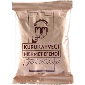 Turkse Koffie Kurukahveci Mehmet Efendi - Gemalen Koffie - 100 Gram - Turkse Koffie