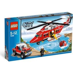 LEGO City Brandweerhelikopter - 7206