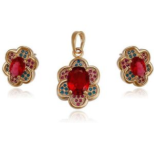 N3 Collecties Bloemvorm Sets Hoge kwaliteit charme sieraden voor vrouwen