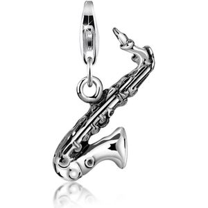 Nenalina Dames Bedel Dames Saxofoon hanger in 925 sterling zilver